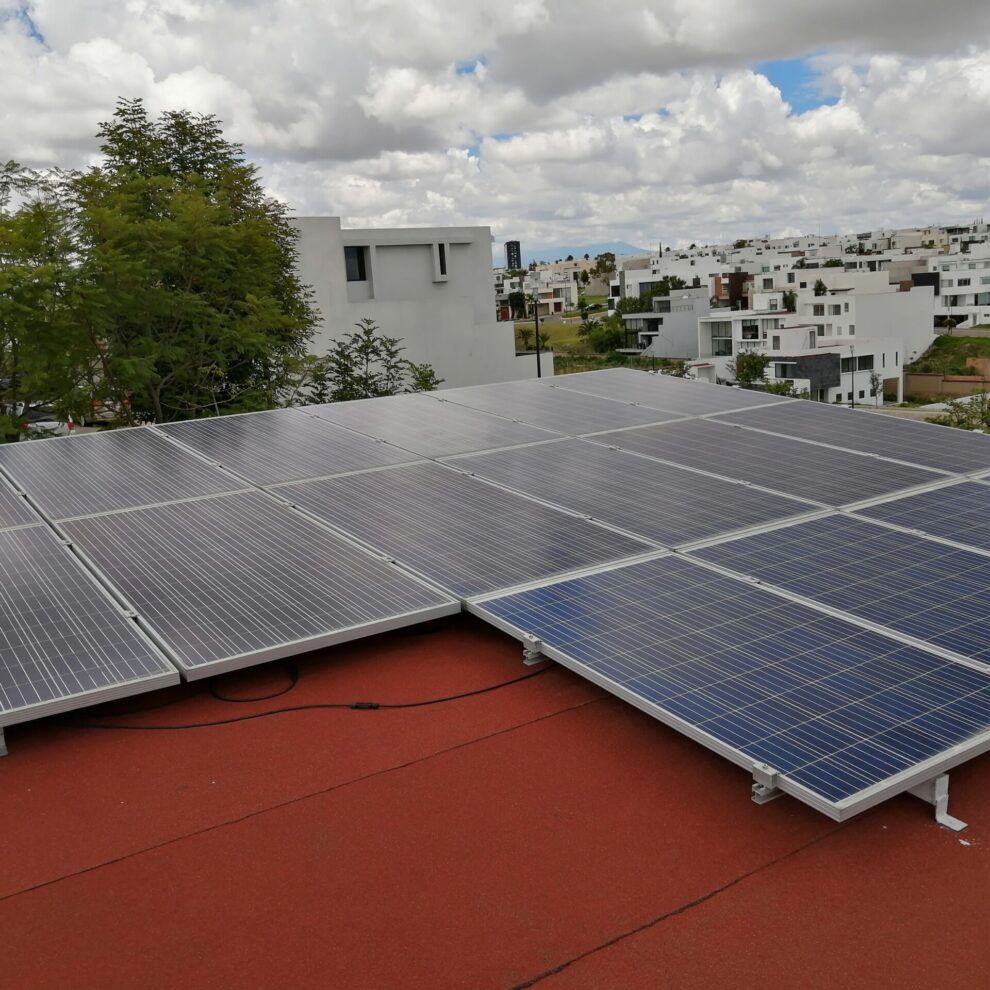 Paneles solares para alumbrado público